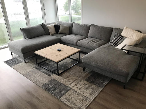 Industriële salontafel van steigerhout Meubelmakerij van Ommen