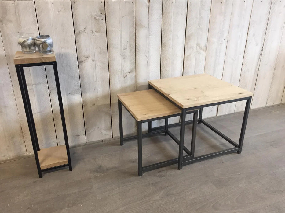 Salontafel setje Meubelmakerij van Ommen