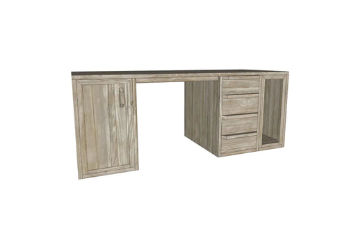 Steigerhouten bureau Luuk Meubelmakerij van Ommen