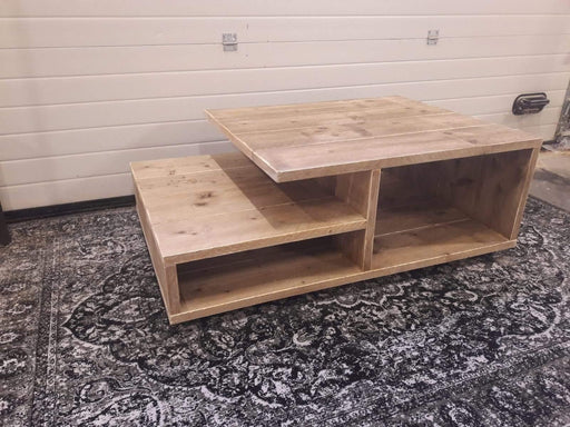 Steigerhouten salontafel Dublin Meubelmakerij van Ommen
