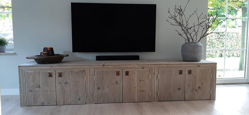 Steigerhouten tv-meubel Mainz Meubelmakerij van Ommen